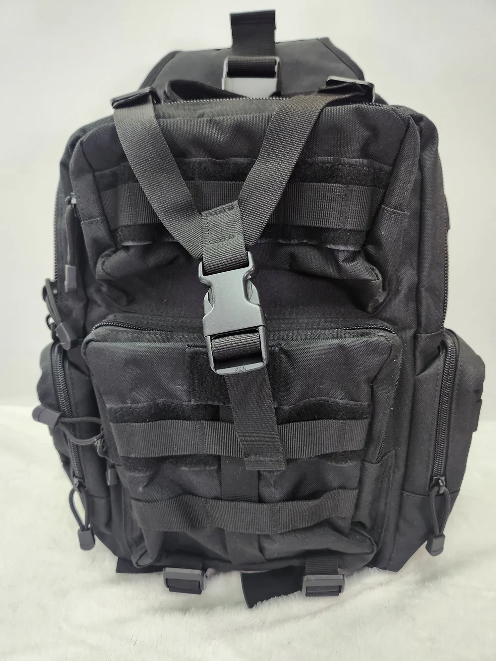 Black Tactical Sling Bag for Men - Rugged Everyday Carry